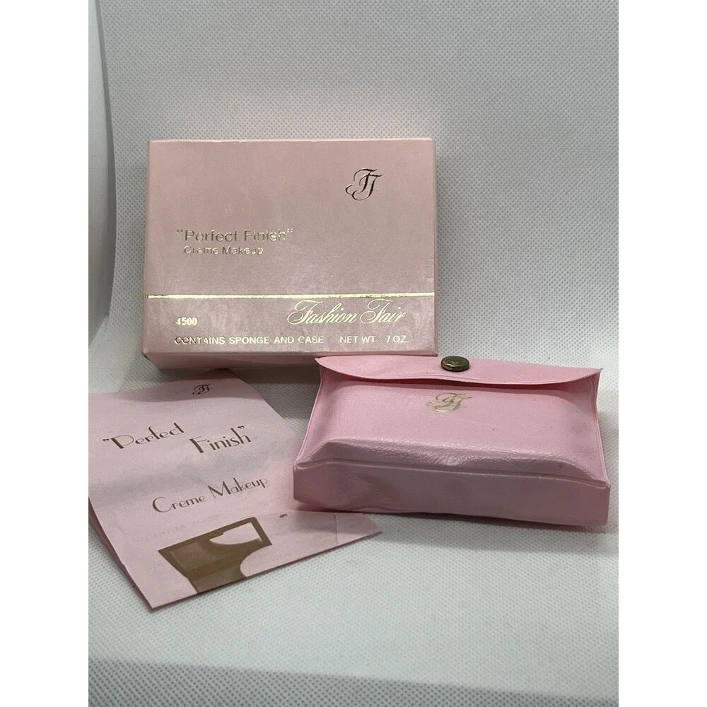 VTG FASHION FAIR Perfect Finish BROWN BLAZE GLO CREME MAKEUP #4535 .7oz NIB NOS
